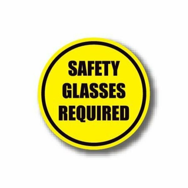 Ergomat 17in CIRCLE SIGNS - Safety Glasses Required DSV-SIGN 289 #6056 -UEN